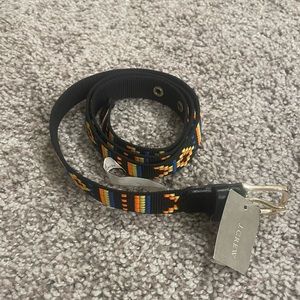 NWT Jcrew Tribal print belt size S